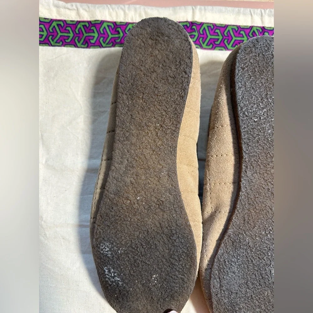 Tory Burch Tan Slippers- new inner soles- Size 10 - Picture 4 of 8